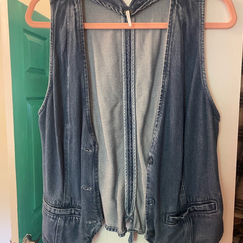Blue Denim Women's Vest
